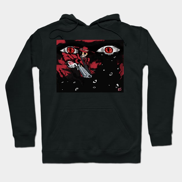 Hellsing Alucard The True Vampire Hoodie by TeShura